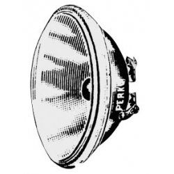 12V 30W 110mm Vattentät Glödlampa