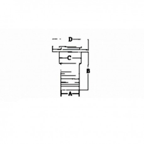 Tappo imbarco in fusione di acciaio inox AISI 316