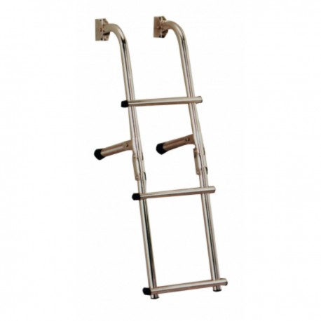 Escalera plegable de acero inoxidable