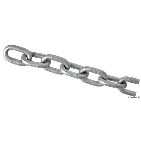 Hot-dip galvanized Genovese mesh chain