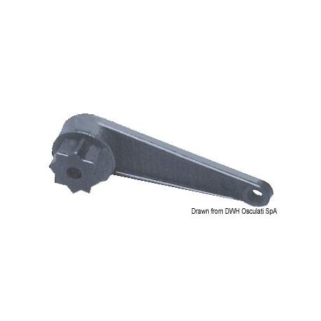 Llave de fibra de vidrio para abrir los tapones de combustible/agua