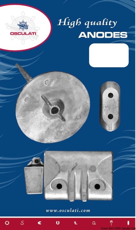 Kit per Yamaha fuoribordo : Scegli il modello - Kit anodi fuoribordo Yamaha 40/50 Hp
