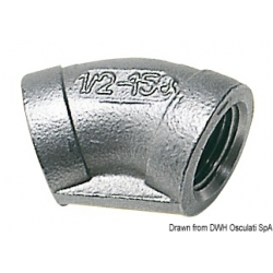 45° female/female elbow