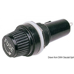 Flush-mounted fuse holder