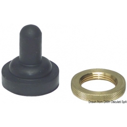 Vattentät gummikåpa för vippströmbrytare