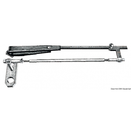 Brazo de paralelogramo de acero inoxidable para limpiaparabrisas
