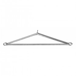 Percha para pasarelas de varilla de acero inoxidable