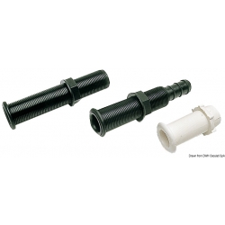 Water drain bushing to be combined with expansion plugs