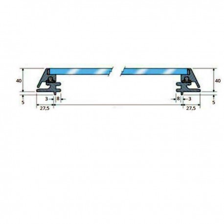 Flat model without internal flange