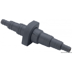 Multiple hose holder with non-return valve