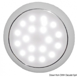 Day/Night recessedless LED ceiling lamp