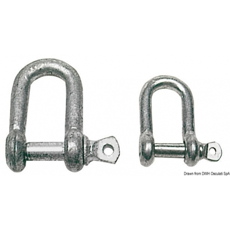 Grillete de acero galvanizado