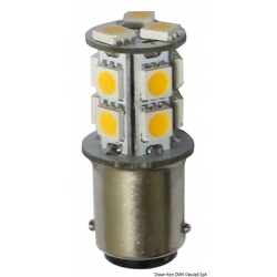 SMD LED-lamp BA15D-fitting voor spots