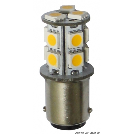 Lampadina LED SMD zoccolo BA15D per faretti