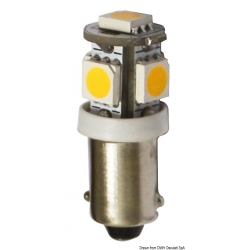 LED-lamp voor koplampen, interieurverlichting en navigatieverlichting BA9S-fitting