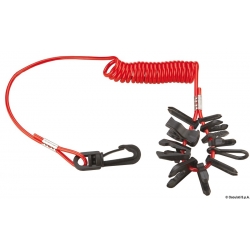 Safety key kit for outboard motors