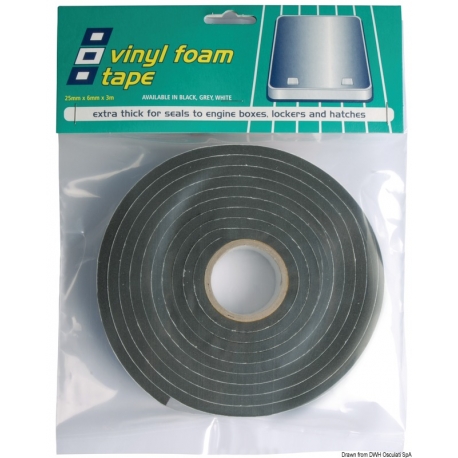 Ruban auto-adhésif PSP MARINE TAPES pour l'étanchéité des hublots, trous d'homme, fenêtres, etc.