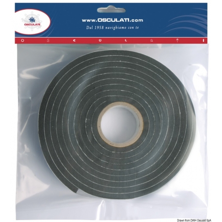 Ruban auto-adhésif pour les joints de hublots, trous d'homme, fenêtres, etc.