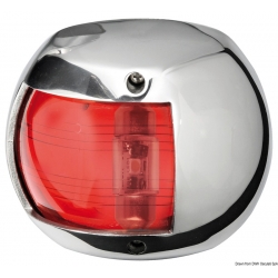 Kompakta 12 LED-navigationsljus i spegelpolerad AISI 316
