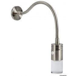Leddet LED-spotlight for hodegjerde/kortlesing ved sengen