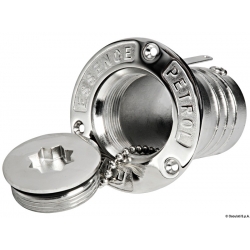 Bouchon de remplissage de type "France" en acier inoxydable AISI 316 poli miroir