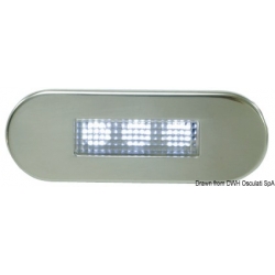 Luz de cortesía LED para instalación frontal empotrada