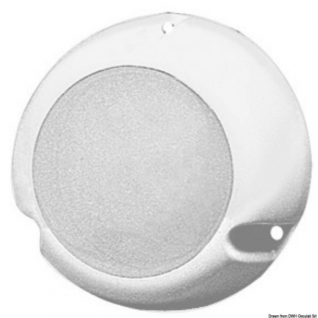 Lampe de courtoisie étanche avec lentille en plexiglas transparent