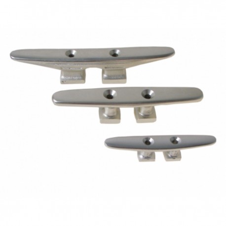 Taquets en aluminium moulé et anodisé avec fixation par boulon traversant