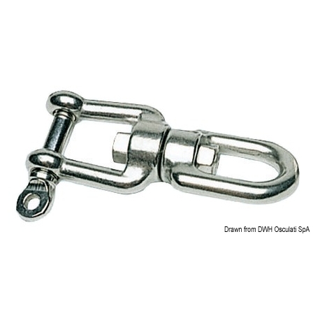 Pivot en acier inoxydable AISI 316 poli miroir