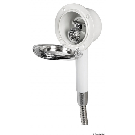 Cabine de douche murale Classic EVO avec douche à bouton-poussoir Mizar