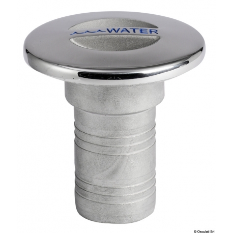 Microcast and mirror-polished AISI 316 Stainless Steel boarding cap, meticulous finish