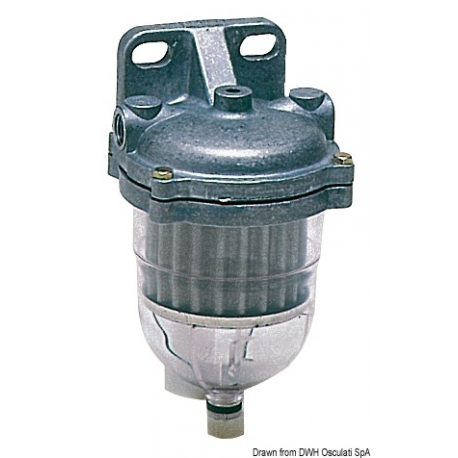 Filtre décanteur diesel avec bol transparent