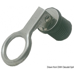 Lever-operated expansion water drain plug