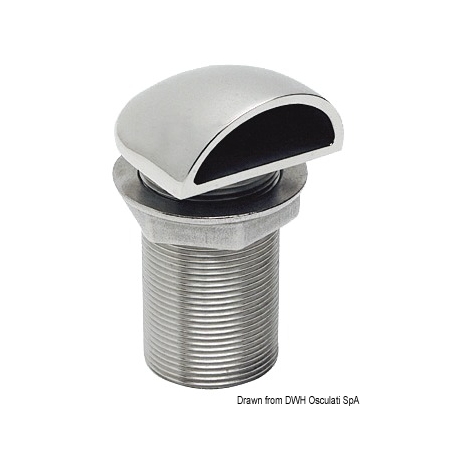 Stainless steel faired scupper