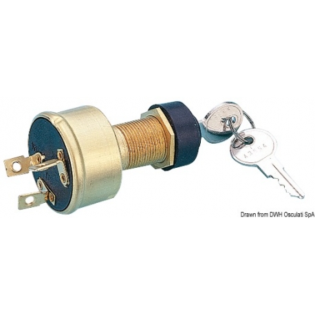 Watertight starter key