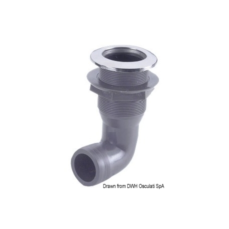 90° nylon sea discharge