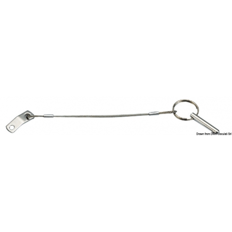 Plaque en acier inoxydable Fil en acier inoxydable Ø 1,6 mm Bouchon en acier inoxydable