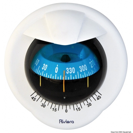 RIVIERA Boussole murale 3" et 4" Pegasus