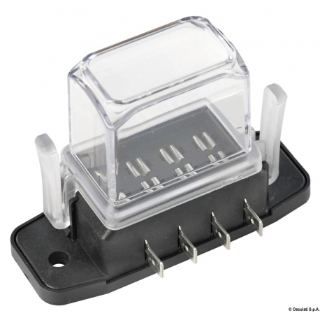 Caja de fusibles laminar impermeable con tapa alta