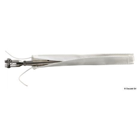 Tensioner protector in white UV resistant polyester