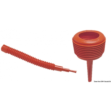 Special anti-splash funnel