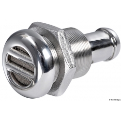 Mirror polished AISI 316 stainless steel fuel vent with anti-flooding feature