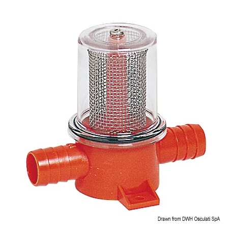 Filtre en ligne pour les pompes de cale et de douche