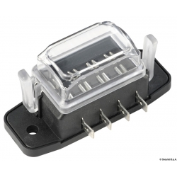 Waterproof lamellar fuse box