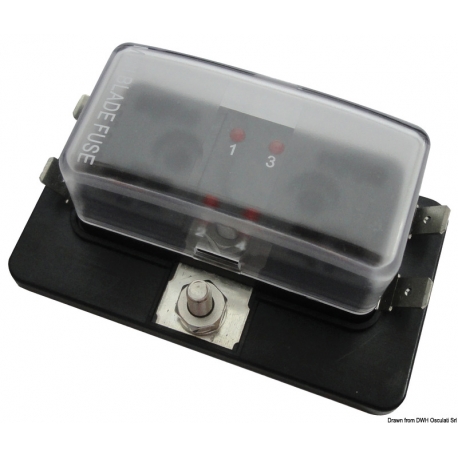 Mini lamellar fuse box