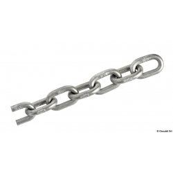 Hot-dip galvanized calibrated chain
