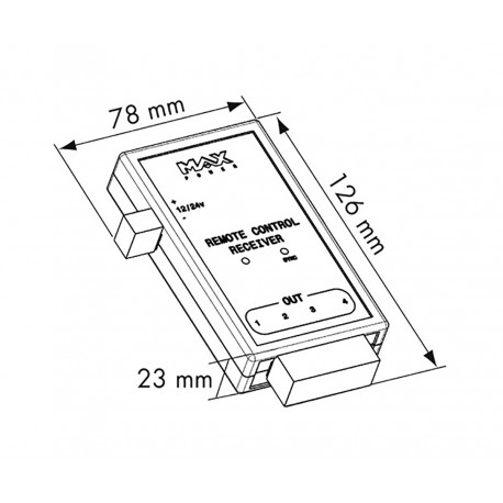 Remote control receiver only
