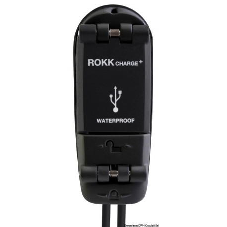 Prise pour câble USB étanche IPx6