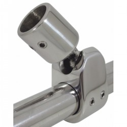Hood support with removable pin for fixing on handrail