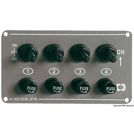 Cuadro eléctrico horizontal